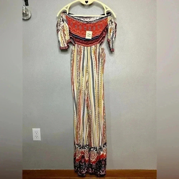 Flying Tomato NWT Colorful Cutout Jumpsuit Small - Picture 6 of 7